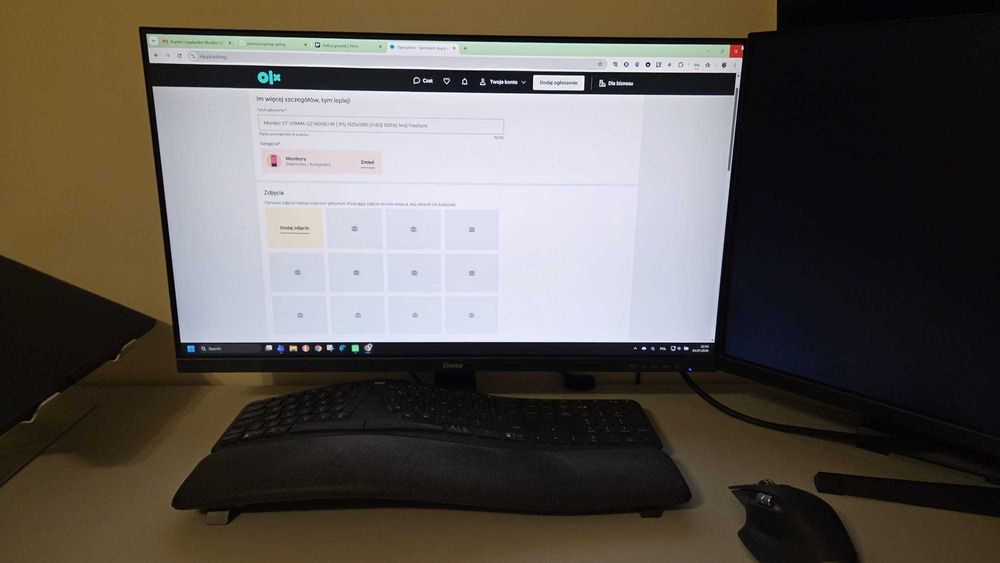 Monitor 27" IIYAMA G2745HSU-B1 | IPS| 1920x1080 (FHD)| 100Hz| 1ms| FreeSync Okazja Poznań! Głogów + okolice!