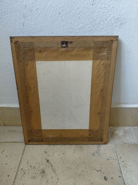 Quadro antigo com imagem do farol