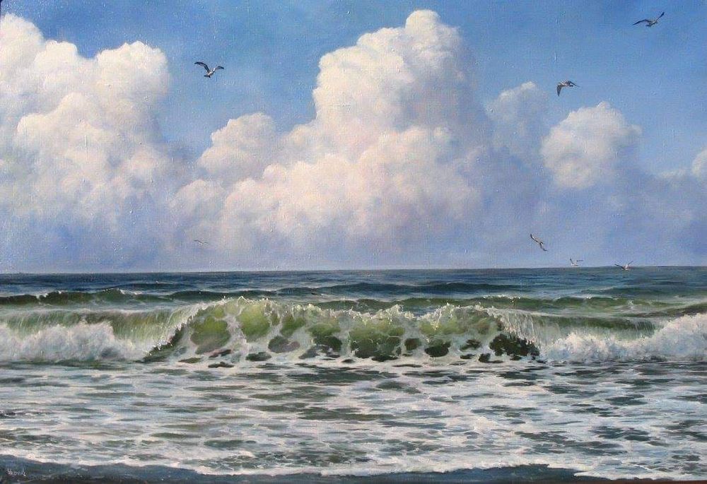 Морські пейзажі в наявності та на замовлення. Художник Іван Чернов