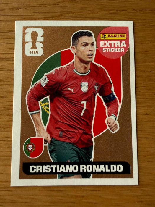 Cromo extra bronze Cristiano Ronaldo mundial 2026