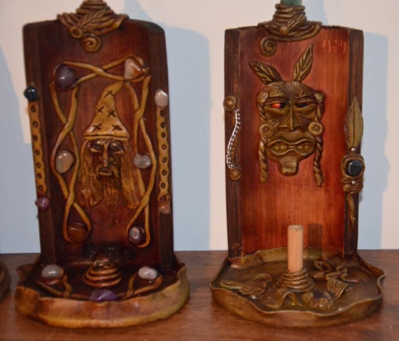 Suporte de Incenso em stick – Vertical - Artesanal – Bambu – Bruxos