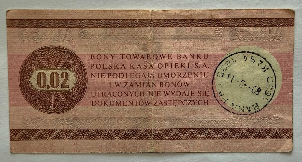 BONY TOWAROWE PRL 2 Centy 5 banknotów rok 1979