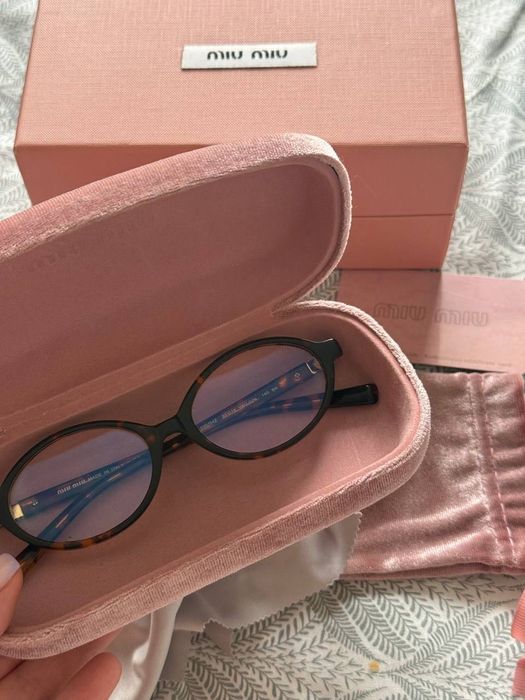 Очки miumiu прозрачные