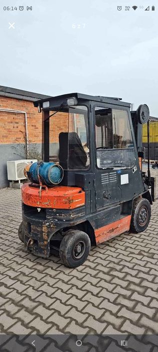 wózek widłowy TOYOTA 5FG20 zasilany gazem  3 plex 2500 udźwig