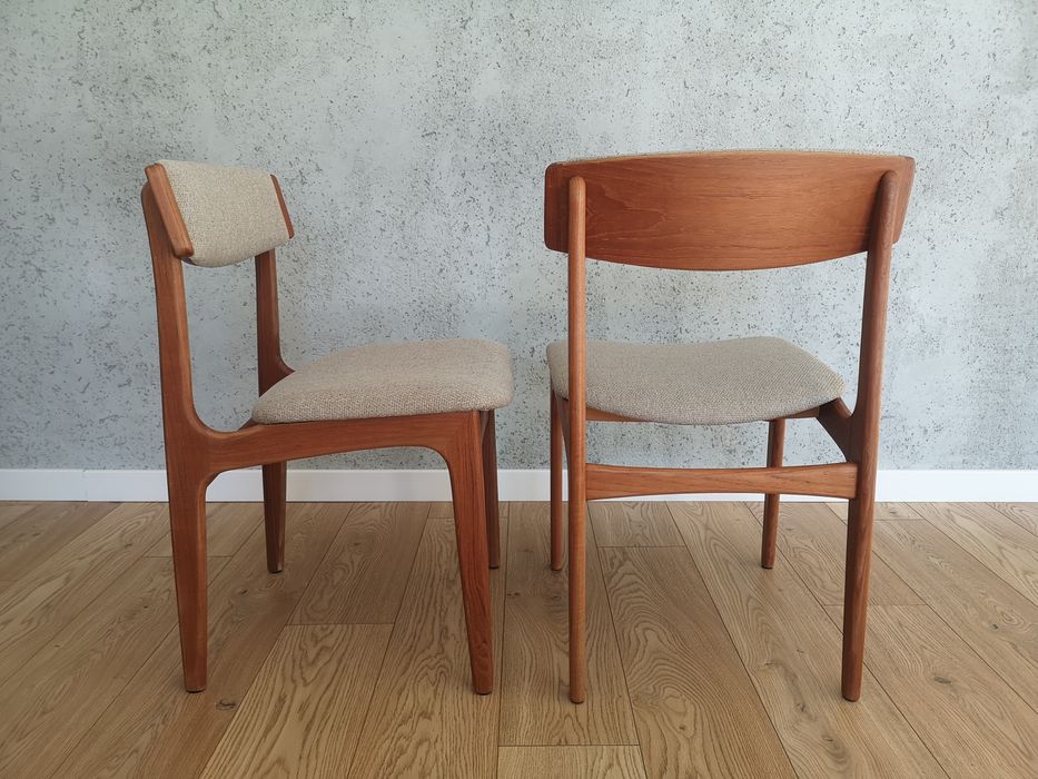 Krzesła tekowe duńskie