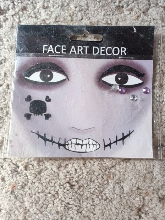 Наклейки на лицо."Хеллоуин"