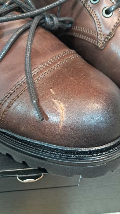 Next Męskie Botki sznurowane 43 brązowe