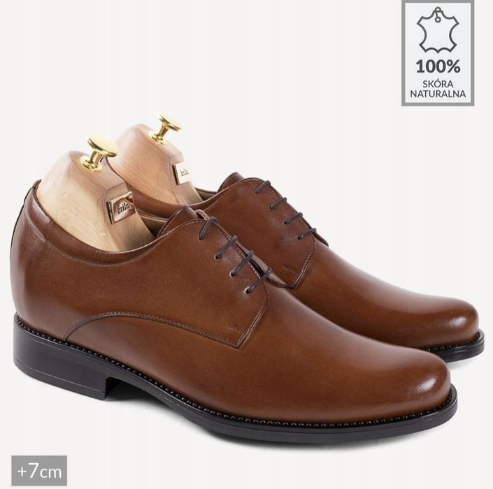 Nowe buty męskie podwyższające 7cm