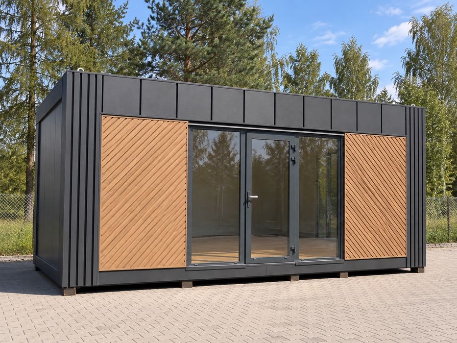 Kontener Pawilon Handlowy biurowy Mieszkalny 6x3(600x300cm) -STAGO