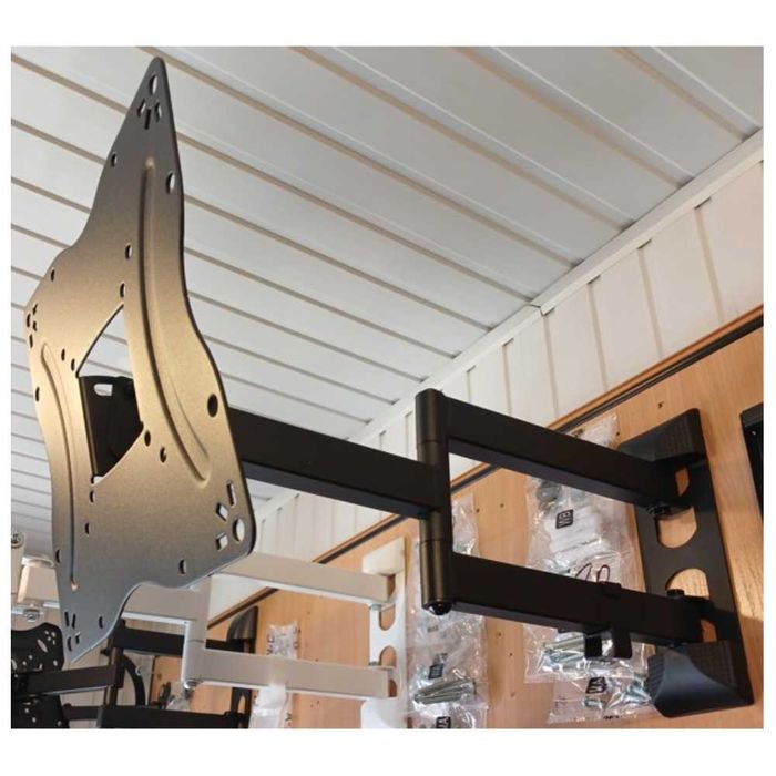 Кронштейн для тв 24"-55" з нахилом і поворотом TV 3 BLACK Max VESA: 200x200 Кріплення для телевізора поворотне