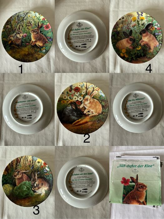 Вінтажні декоративні  настінні тарілки