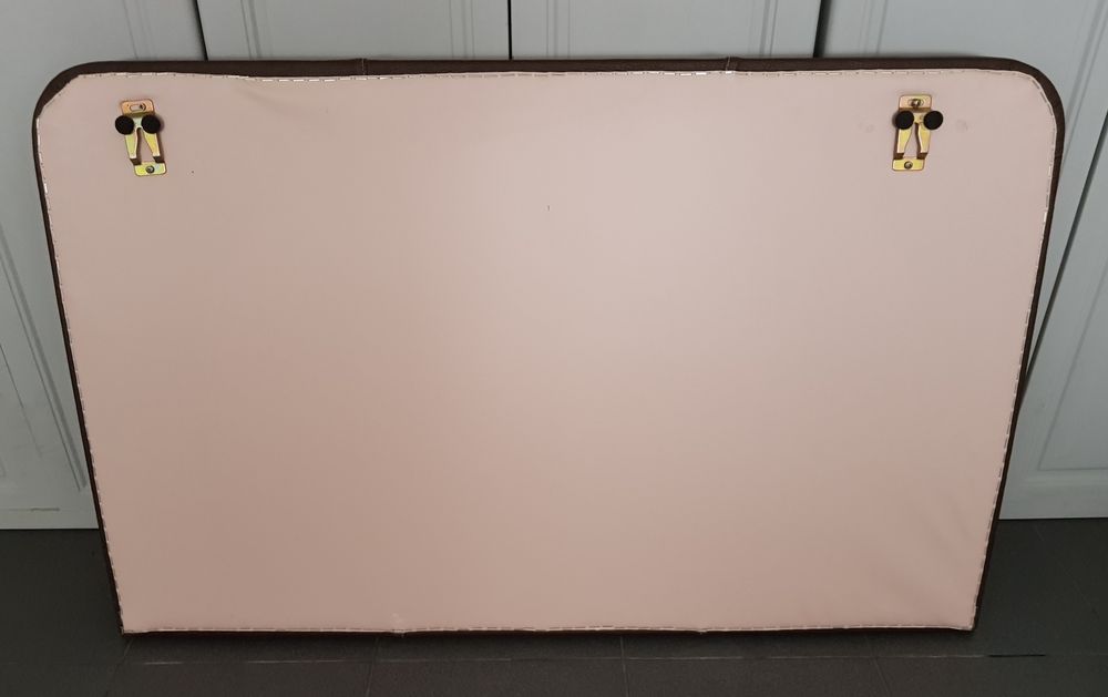 Cabeceira para cama de solteiro em pele sintética