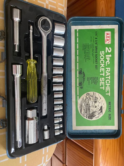 Caixa de Ferramentas (Drive socket set)