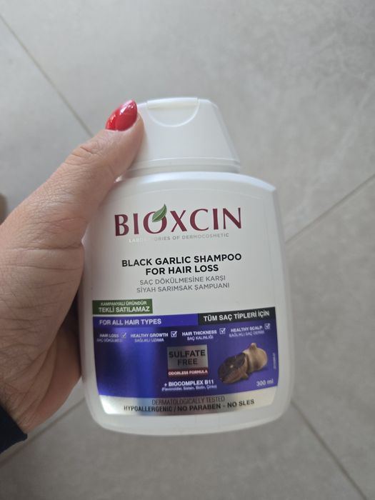 Szampon bioxin z czosnkiem