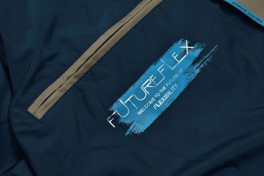 Pierre Cardin Future Flex Beżowa Elegancka Kurtka Męska 50