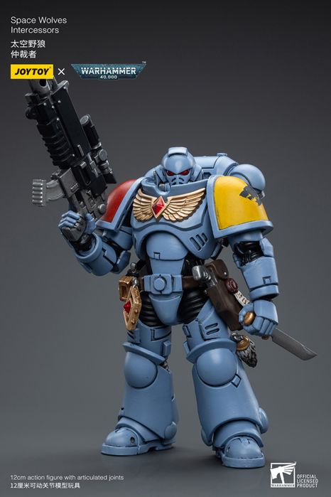 Фігурка warhammer40k JoyToy Space Wolves Intercessors 1/18