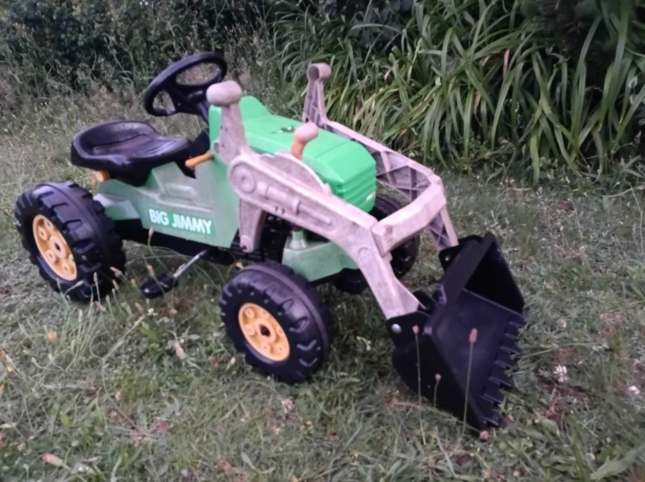 Traktor z ładowarką z napędem na pedały Big Jimmy