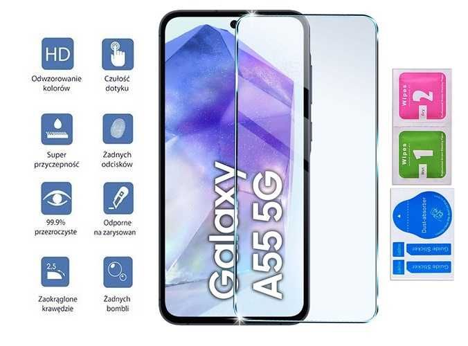 3x Szkło Hartowane do Samsung Galaxy A55 5G