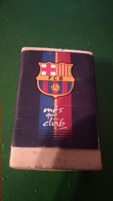 канцтовары ластик резинка FCB Barcelona футбол
