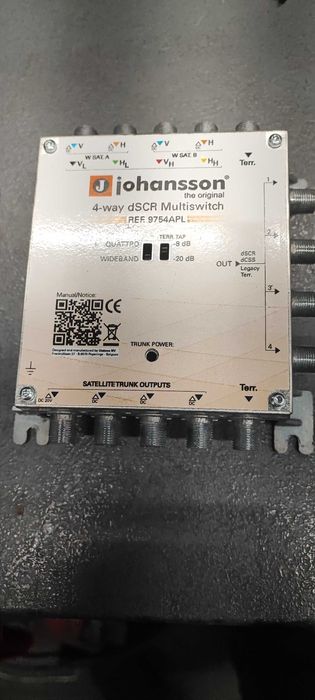 Multiswitch Unicable II Johansson 9754APL - 4x (dSCR/dCSS/Legacy