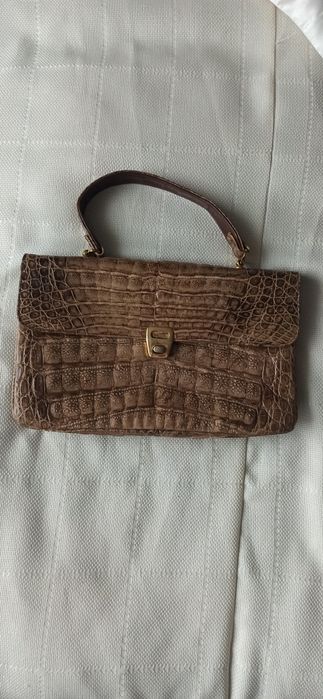 Torebka ze skóry krokodyla