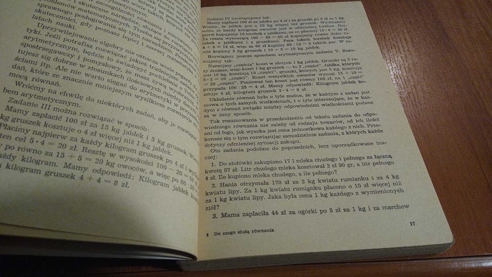 Do czego służą równania / Józef Hawlicki.