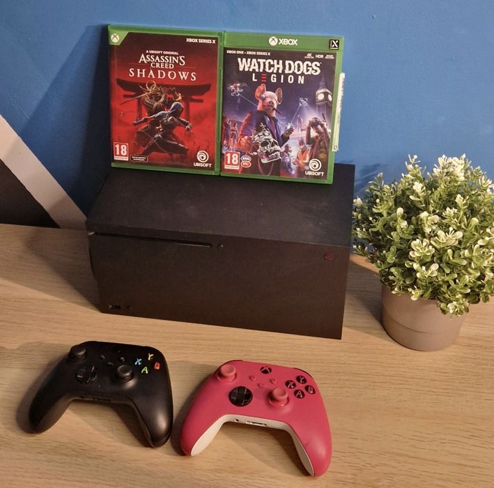 X Box Series X + 1 pad i 2 gry!