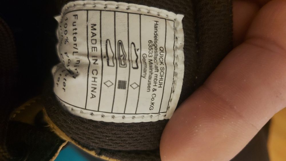 Traperki skórzane rozmiar 33 firmy Tom Tailor.