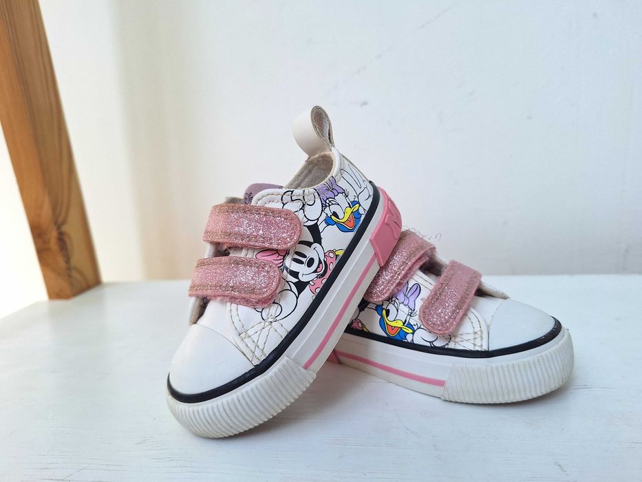 Кеди Primark Disney дівчинка р.19 Мінні Маус Дейзі Дак липучки