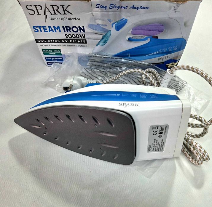 Ferro de engomar a vapor SPARK 2000W