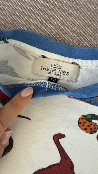 Піжама комплект з динозаврами Their nibs London 7-8 118-128