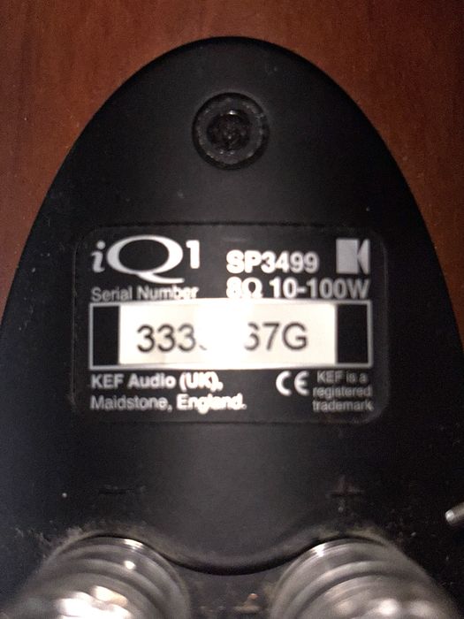 Акустика KEF iQ1 колонки пара