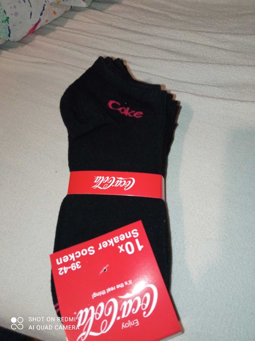 Skarpetki Coca Cola 10 par,stopki  39-42