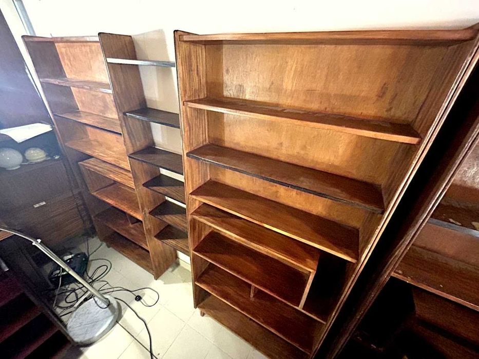 Biblioteca tripla olaio vintage + 253comp x 20prof x 30prof x 220alt.