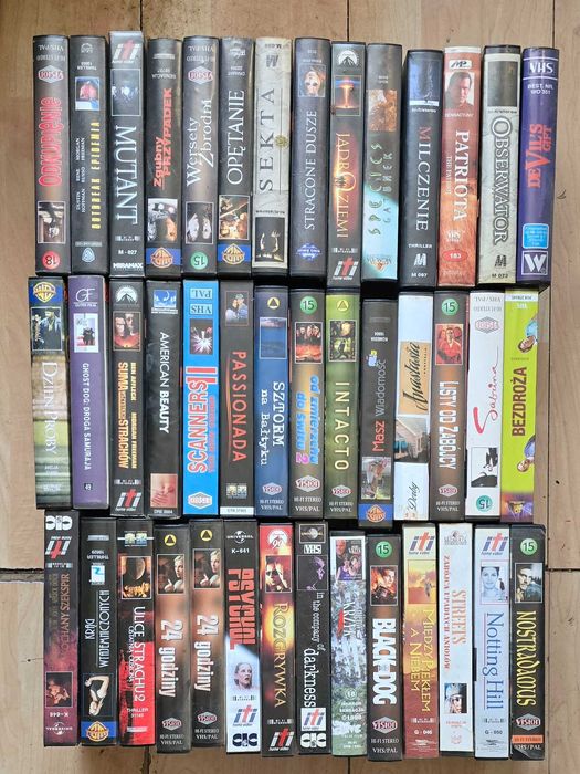 Sprzedaje kasety VHS