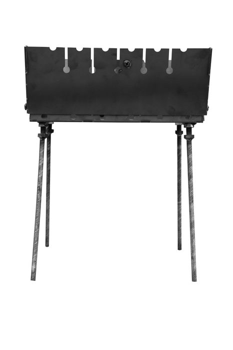 Składany Mangal walizka grill ze stali 2 mm na 6 szaszlyków