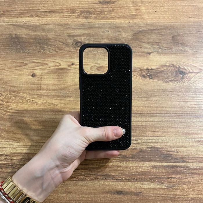 Чехол prada  swarovski блестящий 14 pro