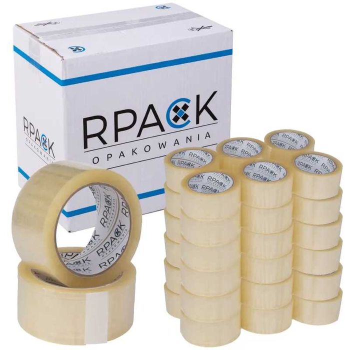 Taśma RPACK Akryl Transparent/Brąz 48/100y - 1szt.