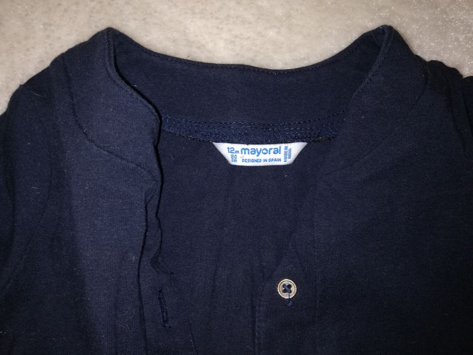 Casaco + t-shirt - mayoral Tamanho 12m