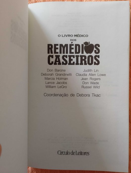 O livro médico dos remédios caseiros, Vários