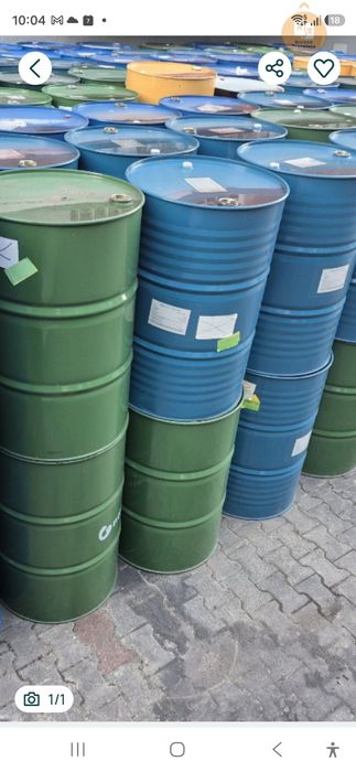 Sprzedam czyste beczki po oleju silnikowym 200 l
