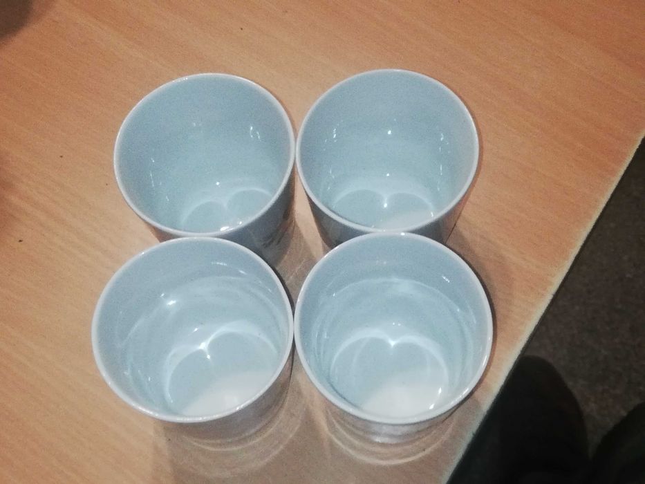 Kubki porcelanowe z Chodzieży PRL                M