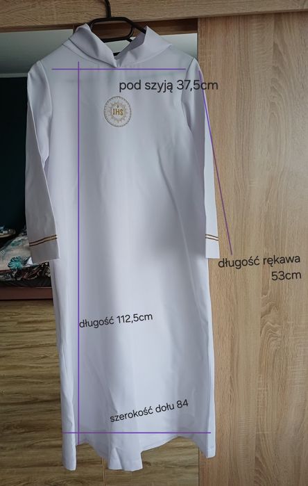 Alba komunijna dla chłopca