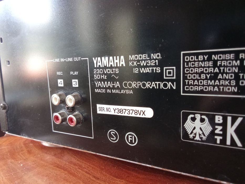 Deck duplo Yamaha kx-w321