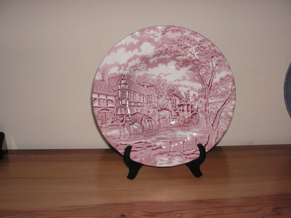 Pratos Royal Wessex e Palissy Pottery England - Impecáveis