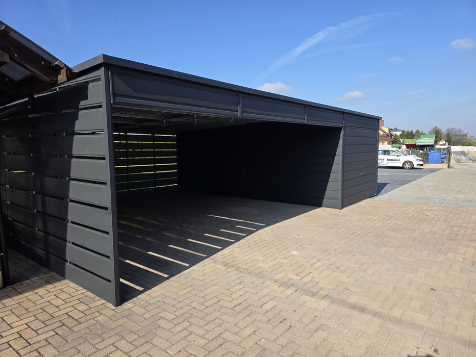Nowoczesny garaż Carport z wiata 9x5