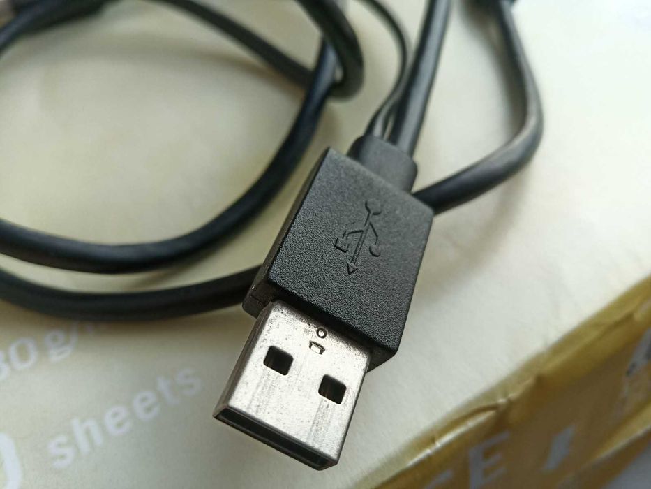 Kabel USB typu A x2 (dodatkowe zasilanie USB) na USB mini (nie-micro)