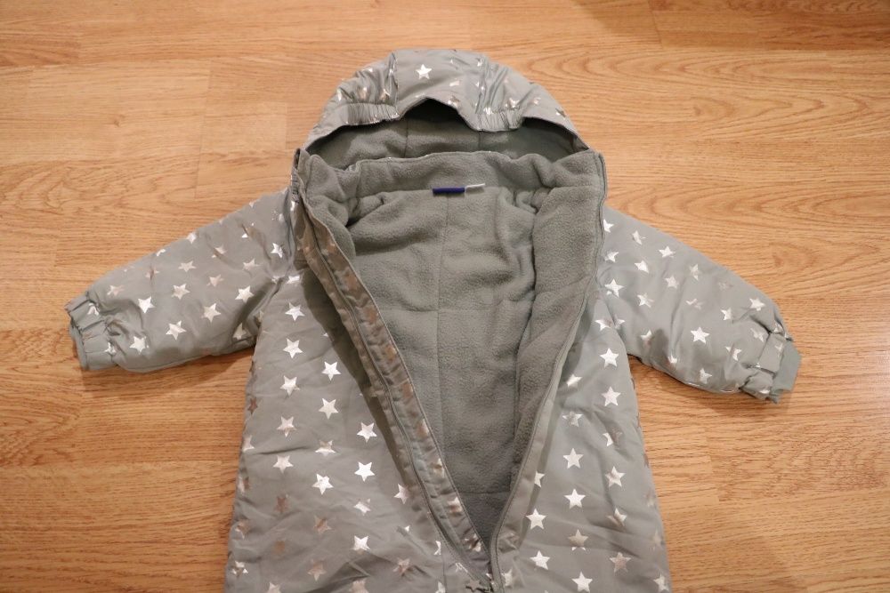 Красивый демисезонный Комбинезон Lupilu 62-68 См (От 1 До 4 Мес).