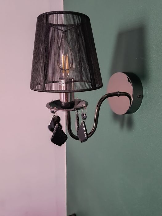 Lampa wisząca Mona 3xE14 czarna LP-5005/3P czarna 24H