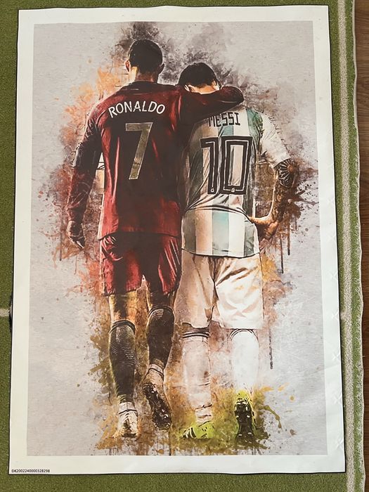 Quadro Poster Ronaldo Messi